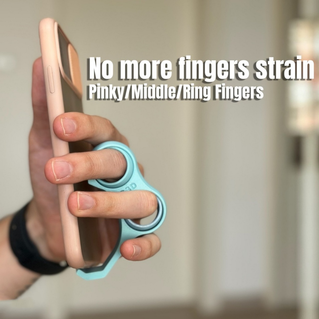 Standing Desk - 1 Stück Handyhalterung Fingergriff-Ständer für Frauen