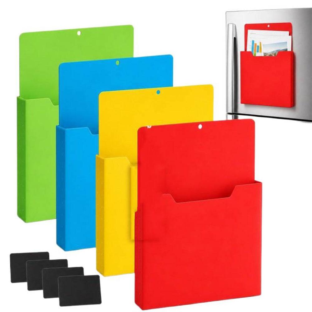 File Cabinet - A4 Magnetischer Aktenhalter Wandtasche Dicker Kunststoff-Dokumentenorganizer