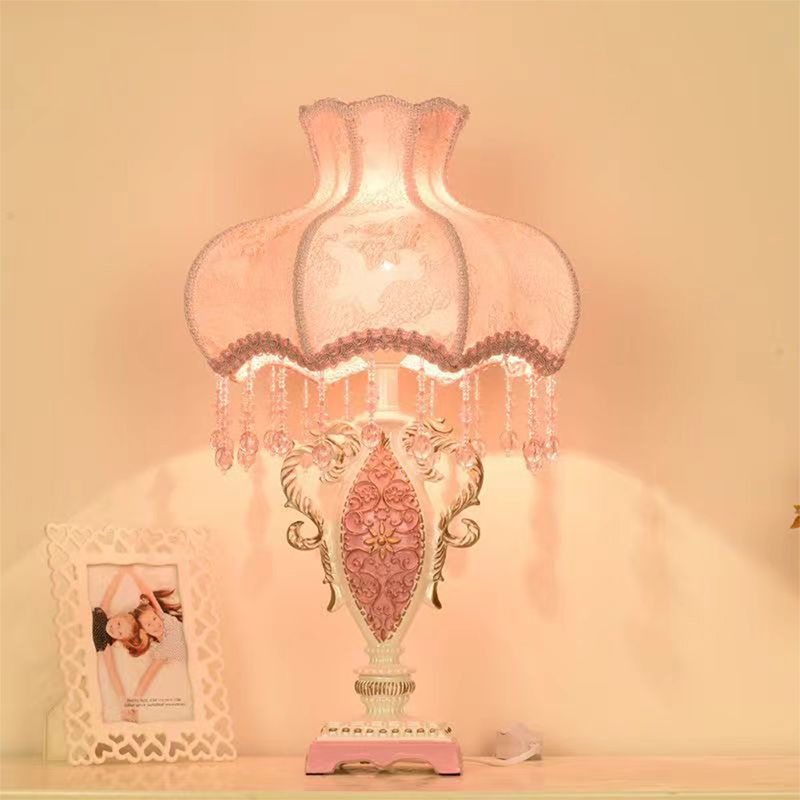 Desk Lamp - Europäische Rosa Tischlampe Luxuriöse Wohnzimmer Schlafzimmer