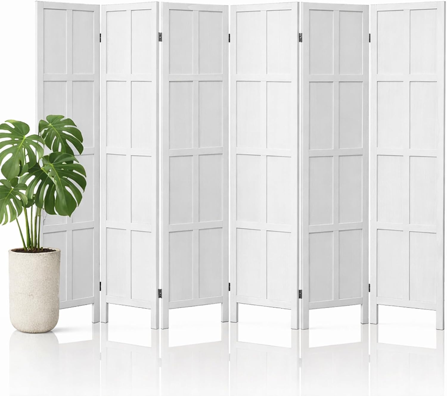 6-teiliger Raumteiler aus Holz – Partition Screen Divider Bewertung und Preis