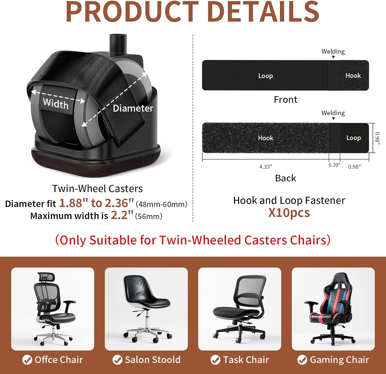 5 Stück Stuhlbeinschoner, Büro – Office Furniture Brands Bewertung und Preis
