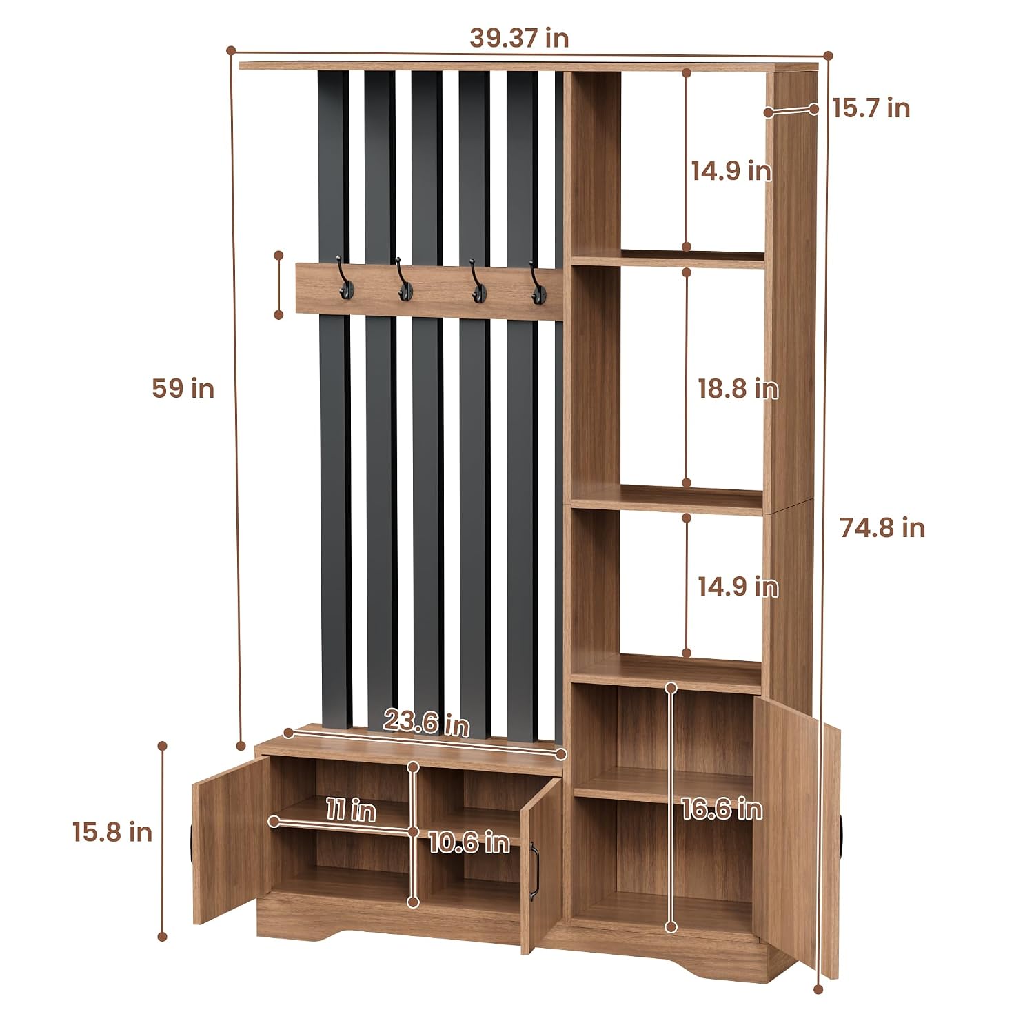 Raumteiler mit Regalen, Boden- – Partition Screen Divider Bewertung und Preis
