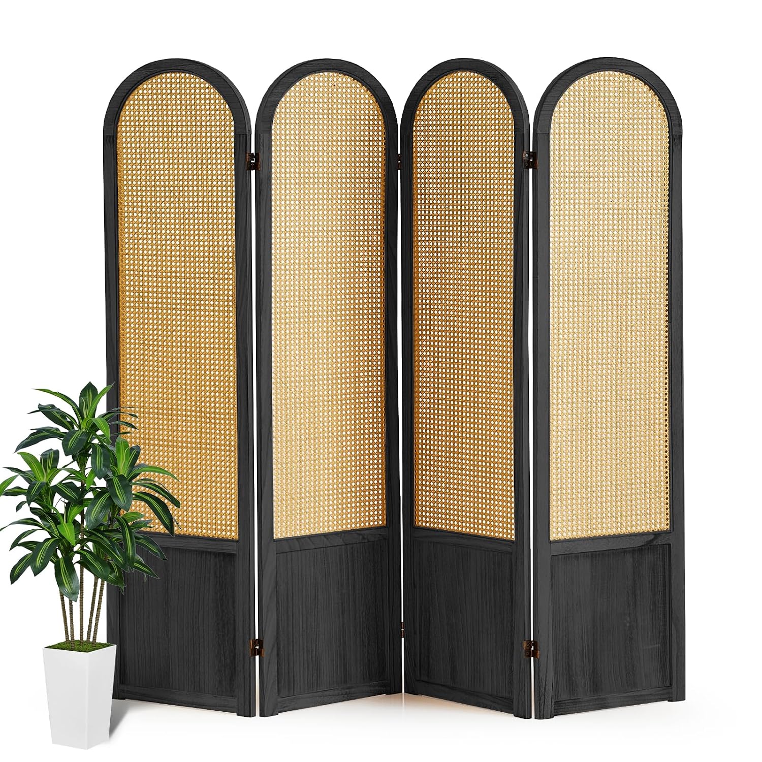 Rattan 4-Panel Faltbarer Raumt – Partition Screen Divider Bewertung und Preis