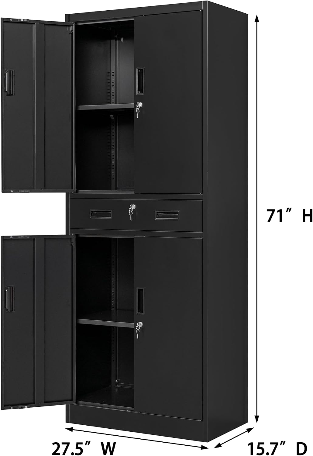 Hoher Metall-Aufbewahrungsschr – File Cabinet Bewertung und Preis